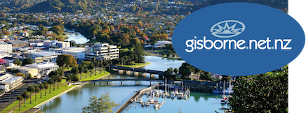 image of gisborne with gisborne.net logo